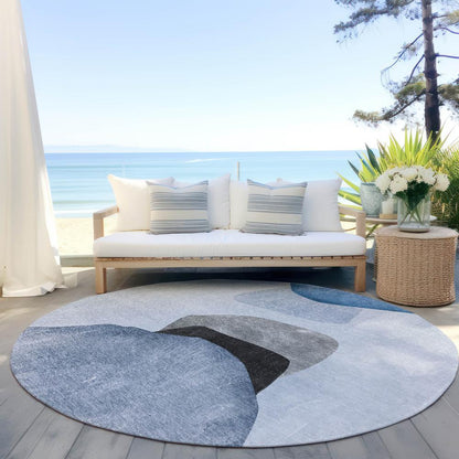 Chantille ACN547 Blue 8' x 8' Rug