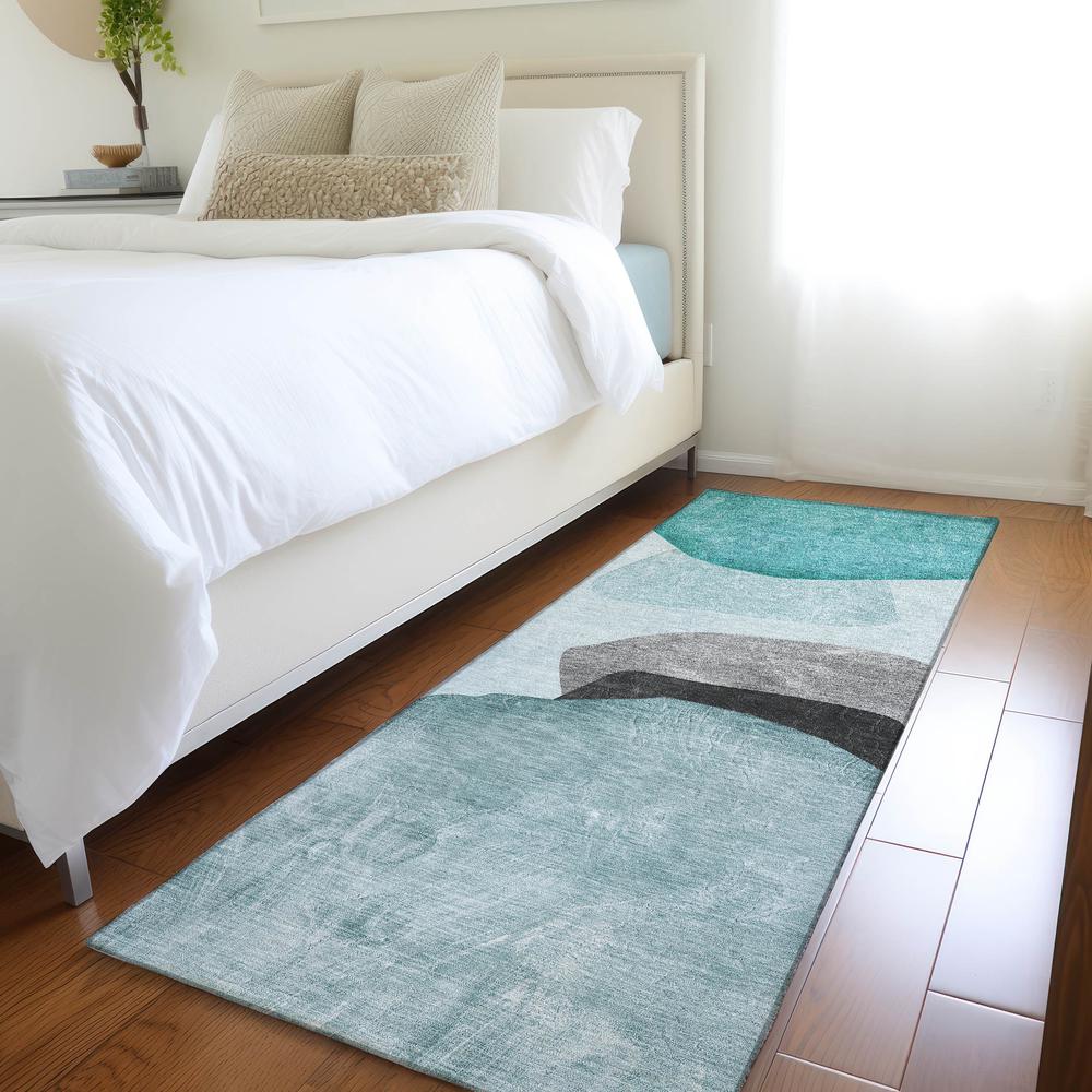Chantille ACN547 Teal 2'3" x 7'6" Rug