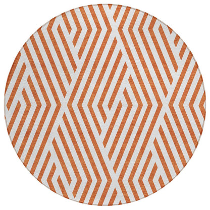 Chantille ACN550 Orange 8' x 8' Rug