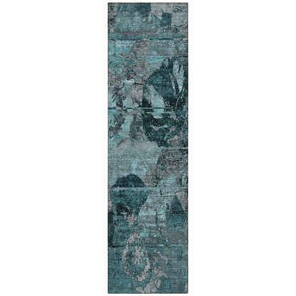 Chantille ACN555 Teal 2'3" x 7'6" Rug