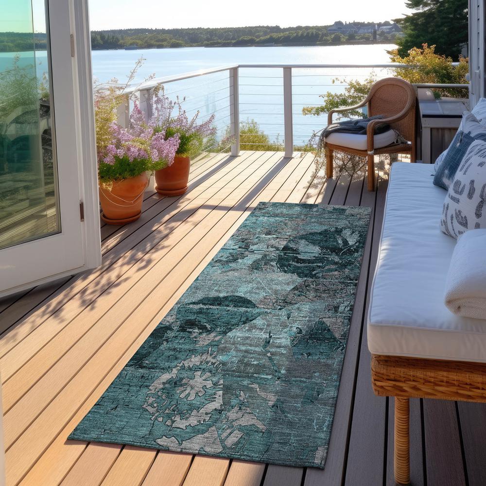 Chantille ACN555 Teal 2'3" x 7'6" Rug
