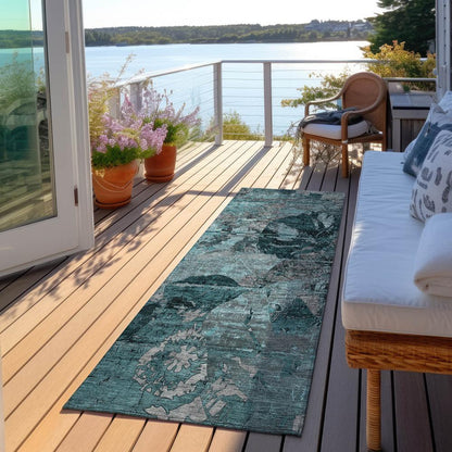 Chantille ACN555 Teal 2'3" x 7'6" Rug
