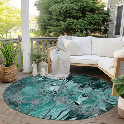 Chantille ACN558 Teal 8' x 8' Rug