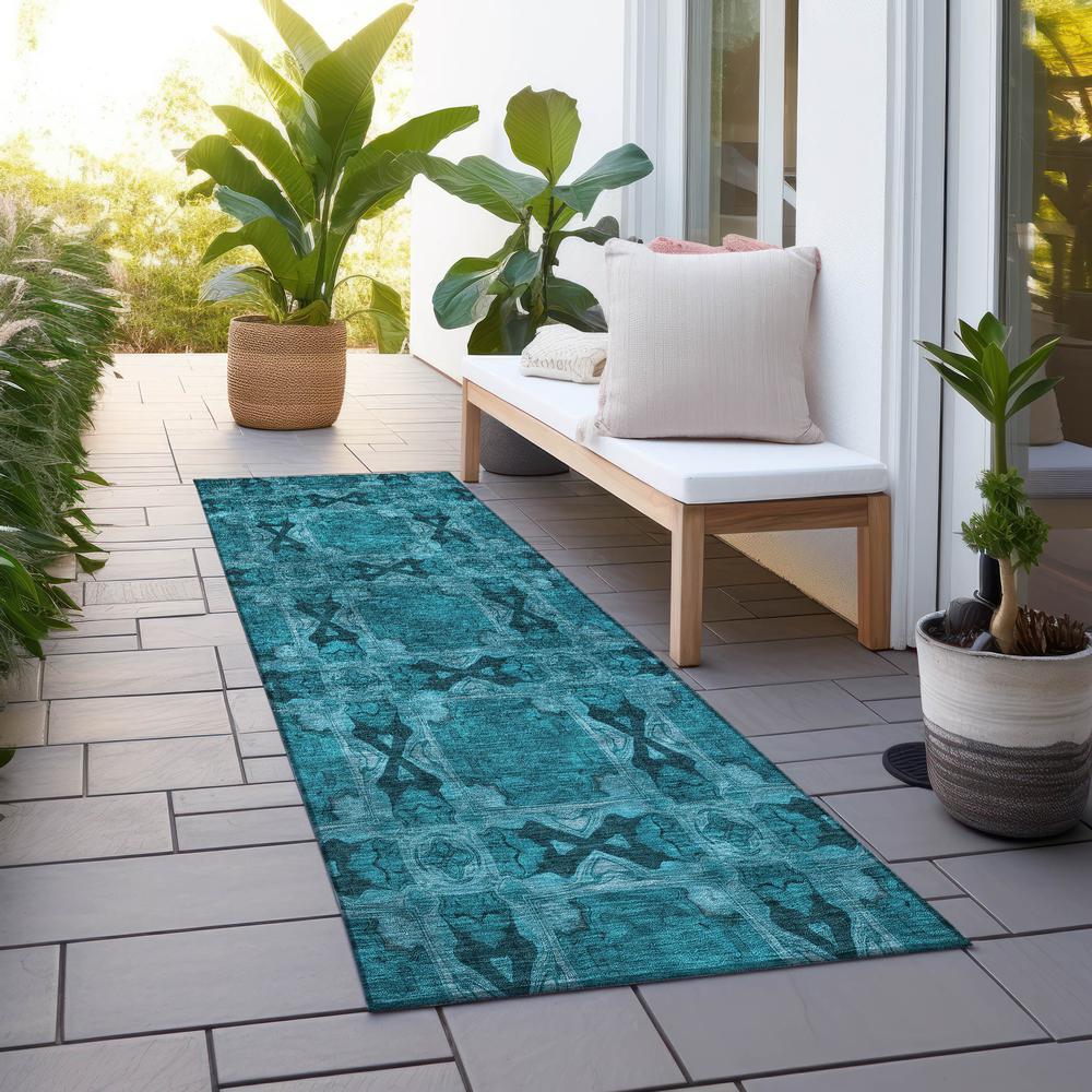 Chantille ACN564 Teal 2'3" x 7'6" Rug