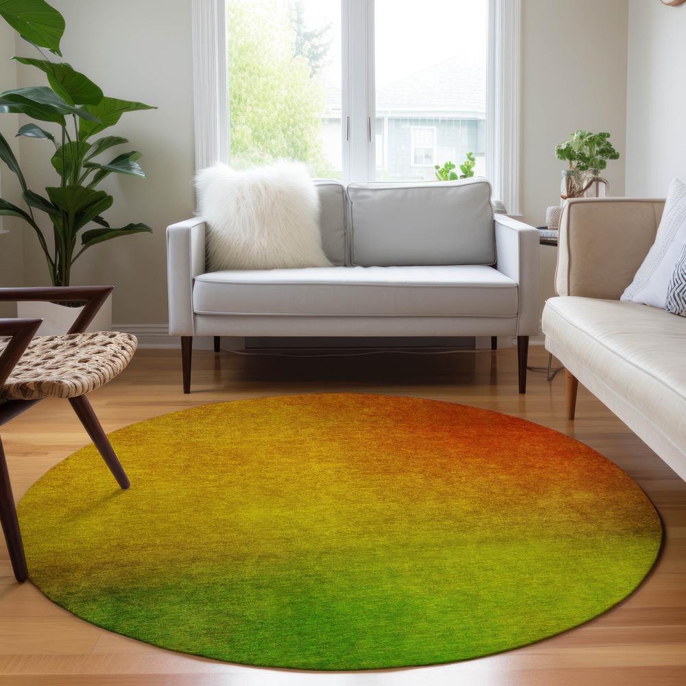 Chantille ACN583 Orange 8' x 8' Rug