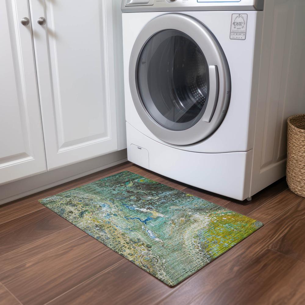 Chantille ACN588 Teal 1'8" x 2'6" Rug