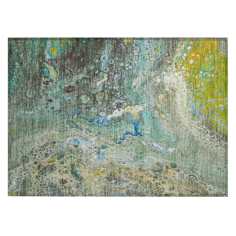 Chantille ACN588 Teal 1'8" x 2'6" Rug