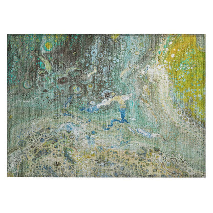 Chantille ACN588 Teal 1'8" x 2'6" Rug