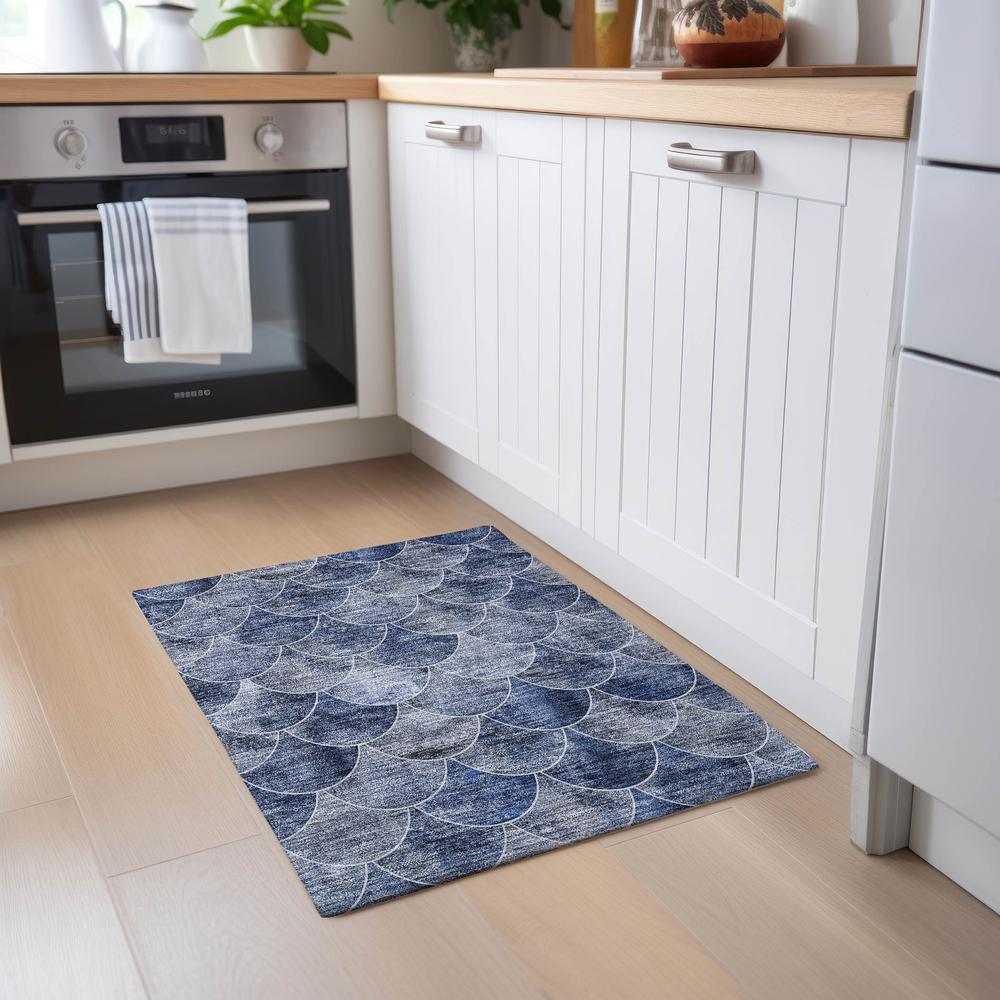 Chantille ACN594 Blue 1'8" x 2'6" Rug