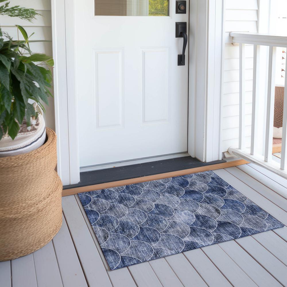 Chantille ACN594 Blue 1'8" x 2'6" Rug