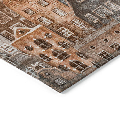Chantille ACN600 Orange 1'8" x 2'6" Rug