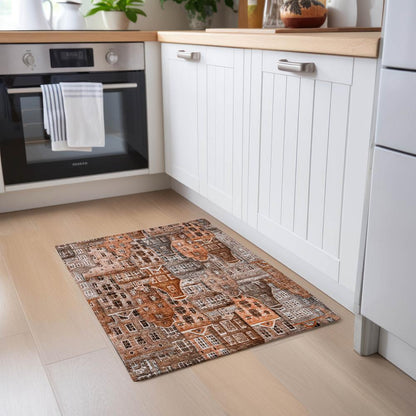 Chantille ACN600 Orange 1'8" x 2'6" Rug