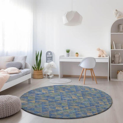 Chantille ACN612 Blue 8' x 8' Rug