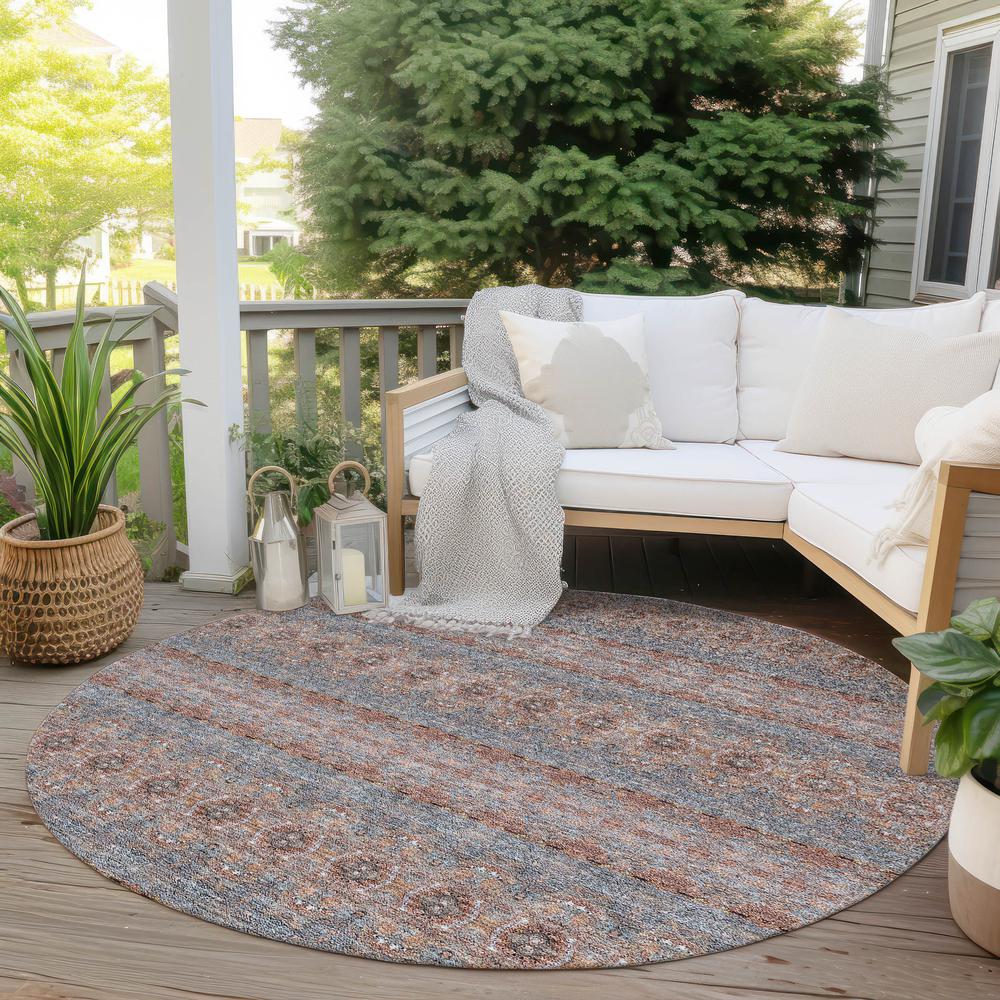 Chantille ACN615 Orange 8' x 8' Rug