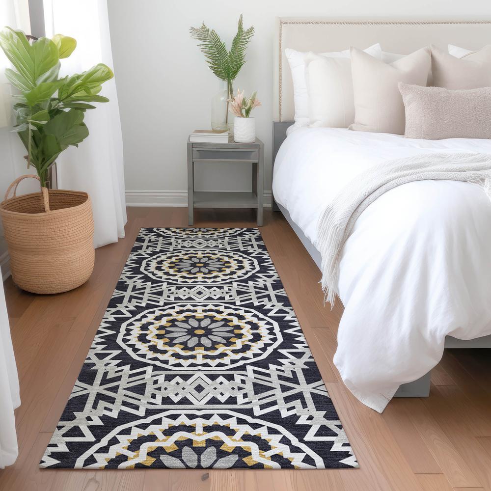 Chantille ACN619 Black 2'3" x 7'6" Rug