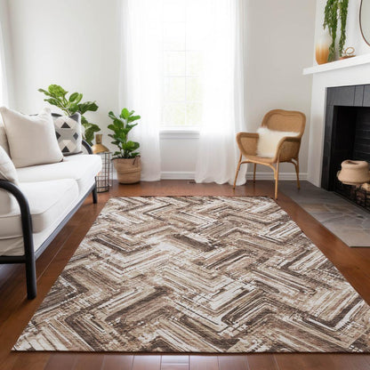 Chantille ACN630 Brown 2'6" x 3'10" Rug