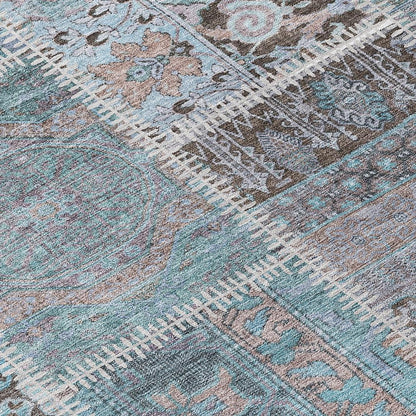 Chantille ACN635 Teal 1'8" x 2'6" Rug
