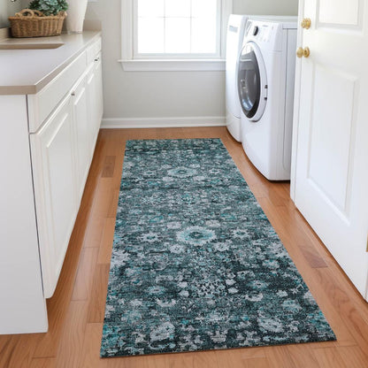 Chantille ACN651 Teal 2'3" x 7'6" Rug