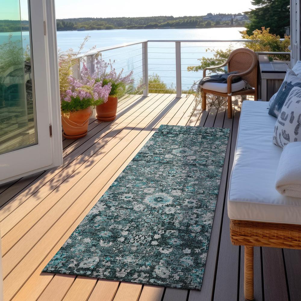 Chantille ACN651 Teal 2'3" x 7'6" Rug