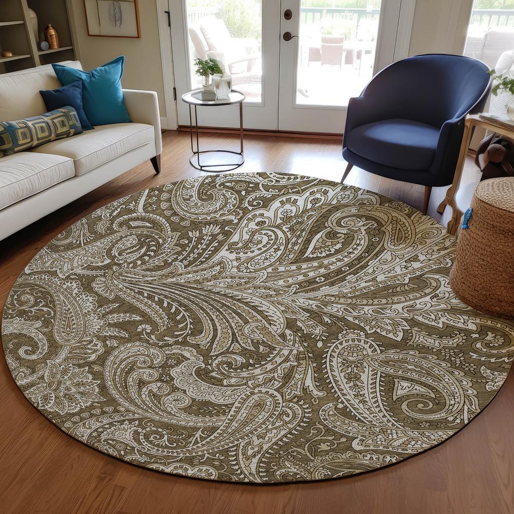 Chantille ACN654 Brown 8' x 8' Rug
