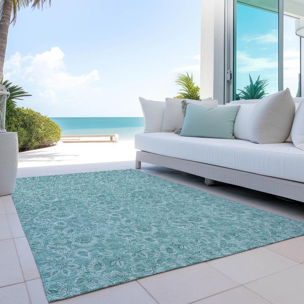 Chantille ACN662 Teal 2'6" x 3'10" Rug