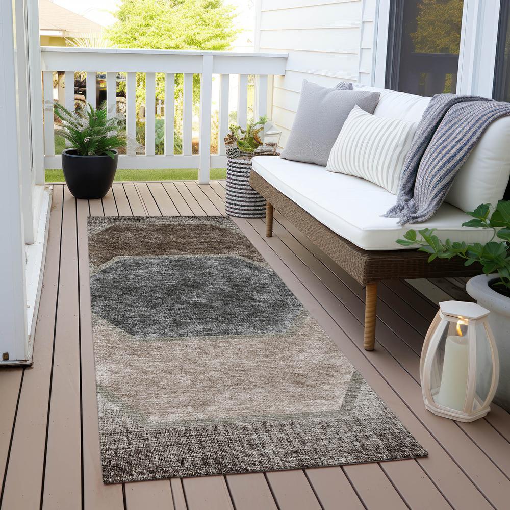 Chantille ACN679 Brown 2'3" x 7'6" Rug