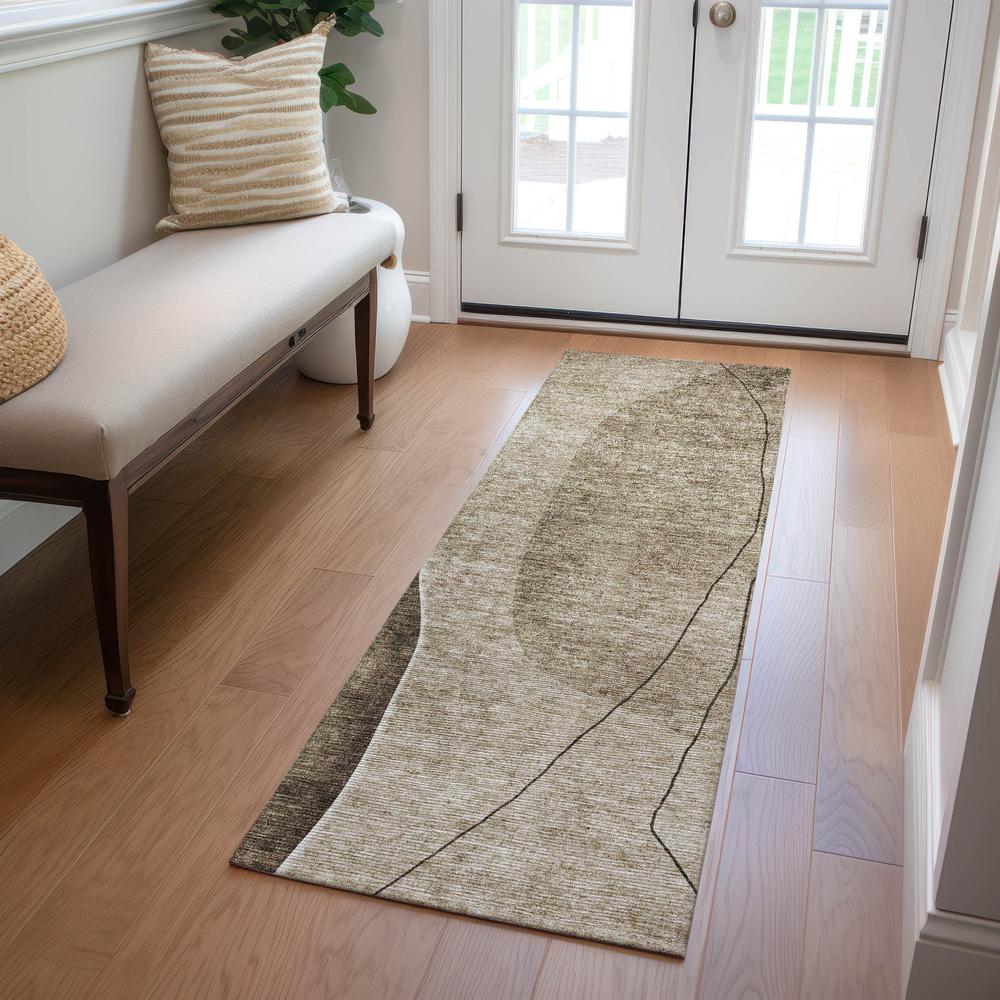 Chantille ACN696 Brown 2'3" x 7'6" Rug