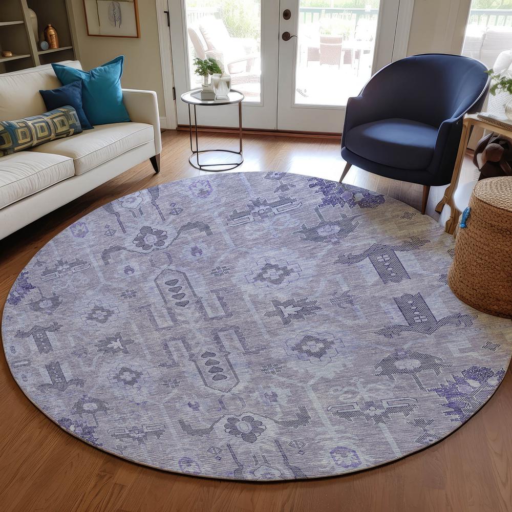 Chantille ACN697 Purple 8' x 8' Rug