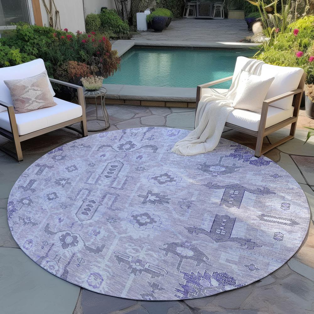 Chantille ACN697 Purple 8' x 8' Rug