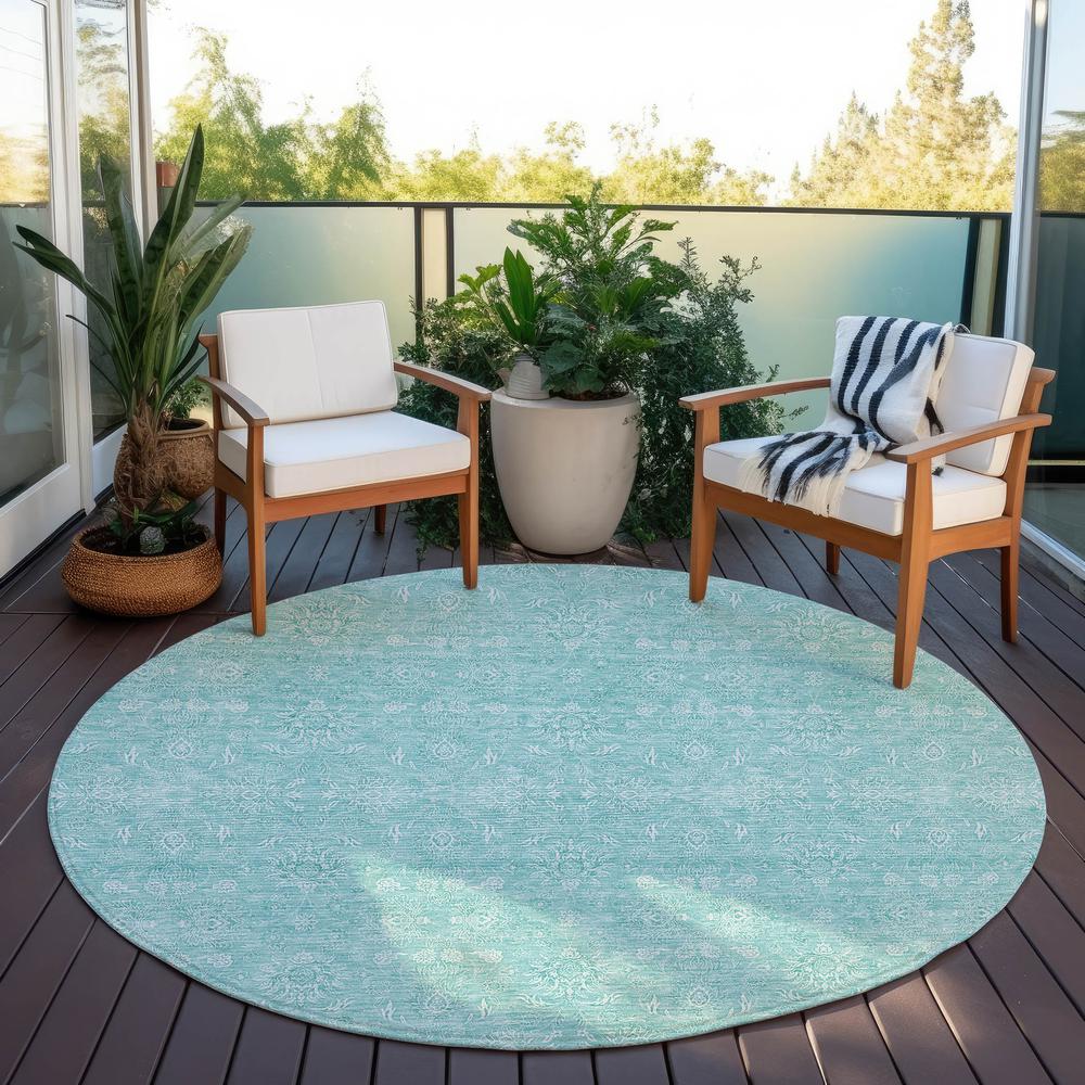 Chantille ACN703 Teal 8' x 8' Rug