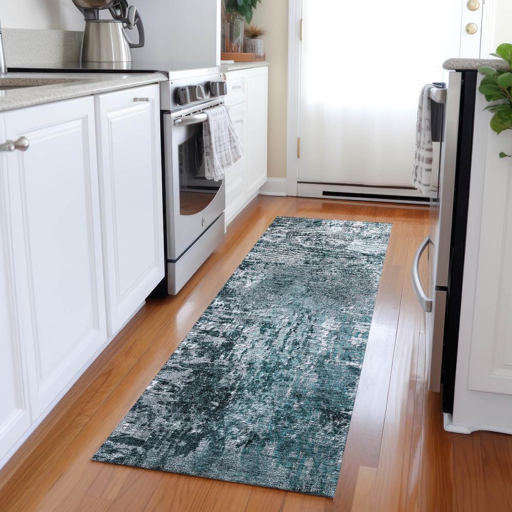 Chantille ACN718 Teal 2'3" x 7'6" Rug