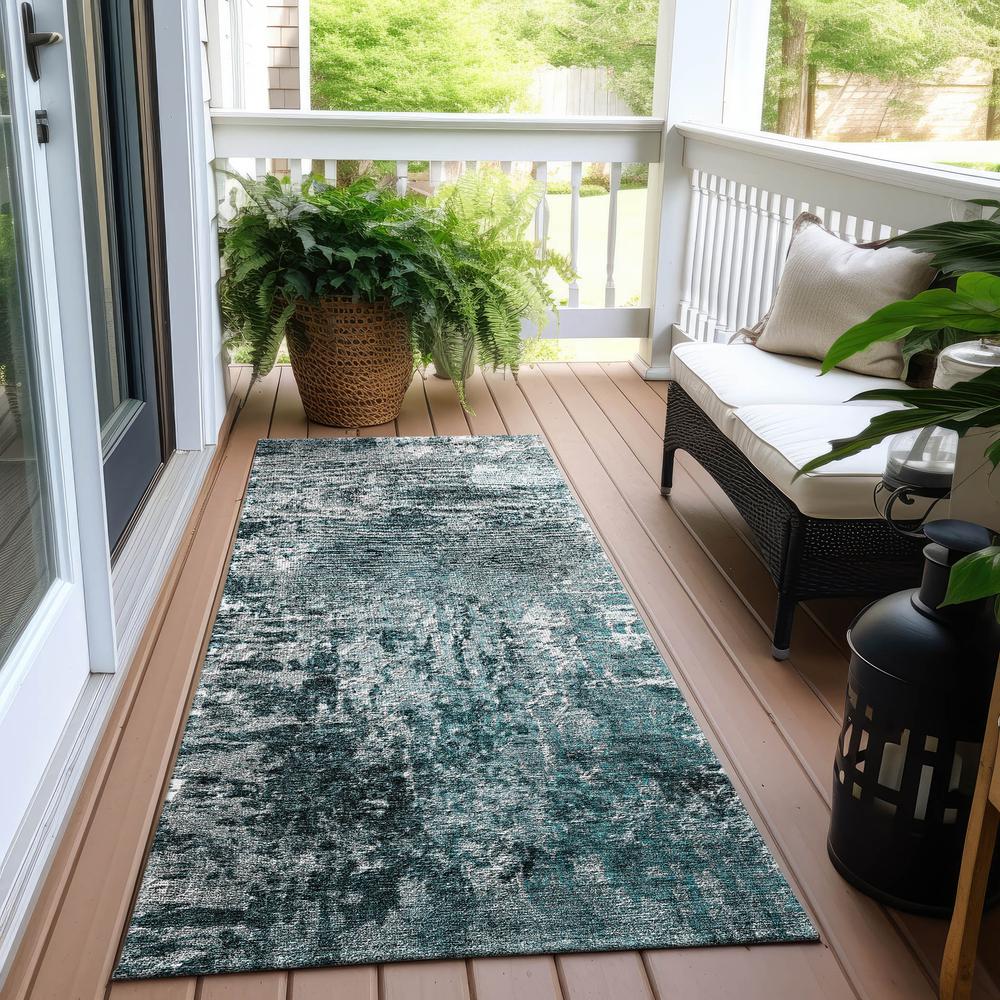 Chantille ACN718 Teal 2'3" x 7'6" Rug