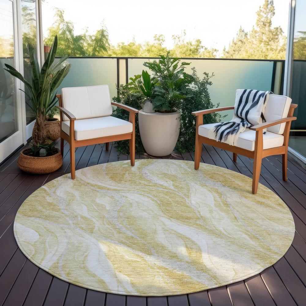 Chantille ACN720 Gold 8' x 8' Rug