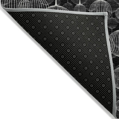 Chantille ACN732 Black 1'8" x 2'6" Rug