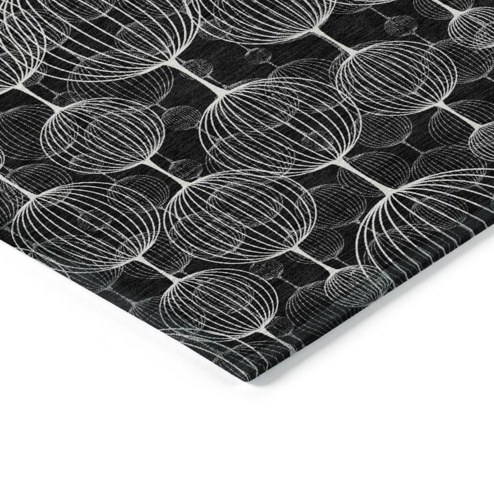 Chantille ACN732 Black 1'8" x 2'6" Rug
