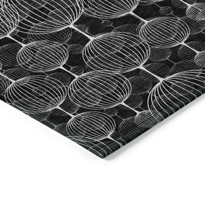 Chantille ACN732 Black 1'8" x 2'6" Rug