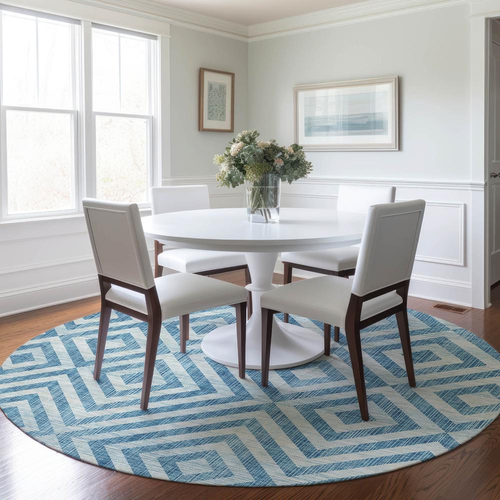 Chantille ACN733 Teal 8' x 8' Rug