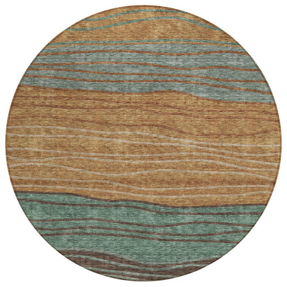 Chantille ACN735 Orange 8' x 8' Rug