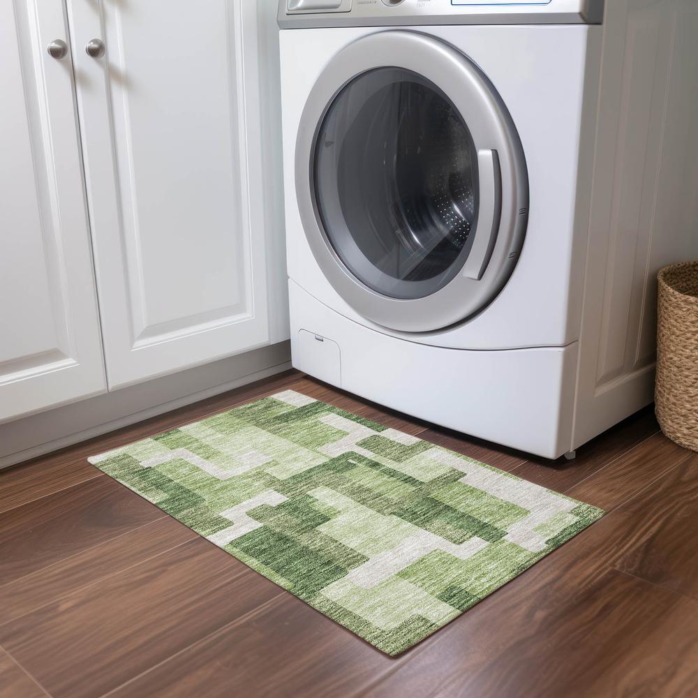 Chantille ACN740 Green 1'8" x 2'6" Rug