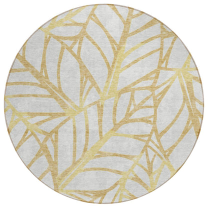 Chantille ACN741 Gold 8' x 8' Rug