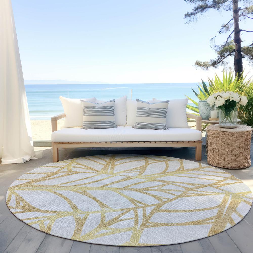 Chantille ACN741 Gold 8' x 8' Rug