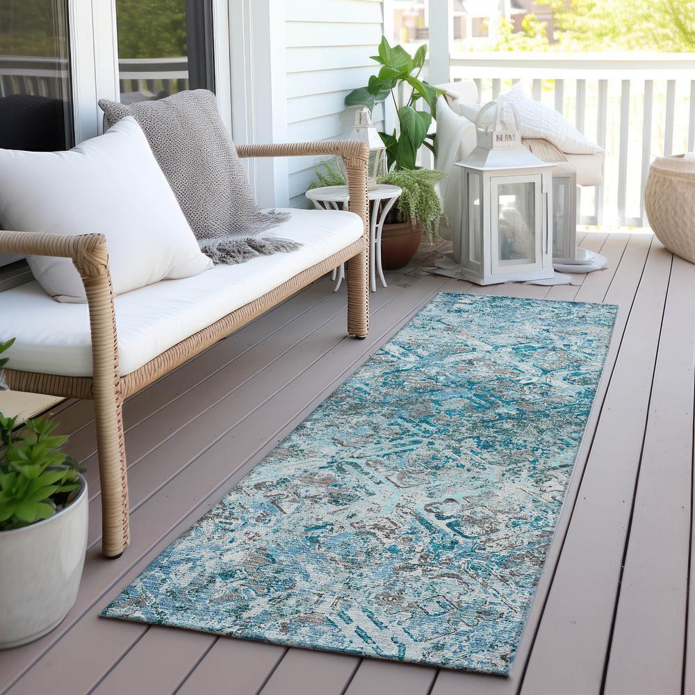 Chantille ACN768 Teal 2'3" x 7'6" Rug