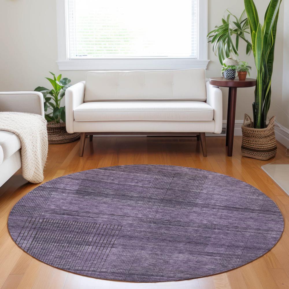 Chantille ACN820 Purple 8' x 8' Rug