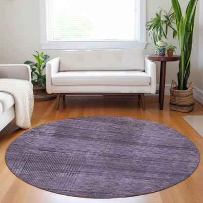 Chantille ACN820 Purple 8' x 8' Rug