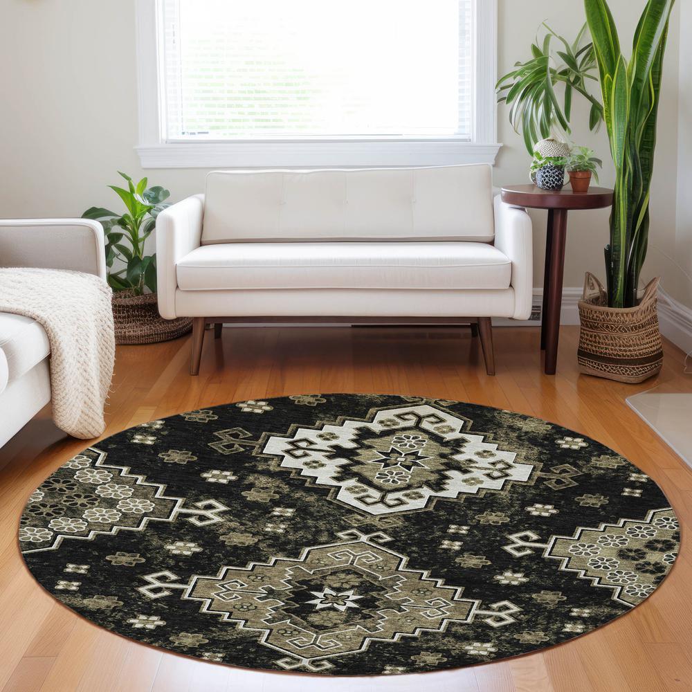 Chantille ACN846 Black 8' x 8' Rug