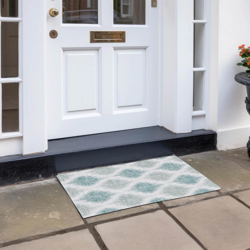 Chantille ACN848 Teal 1'8" x 2'6" Rug