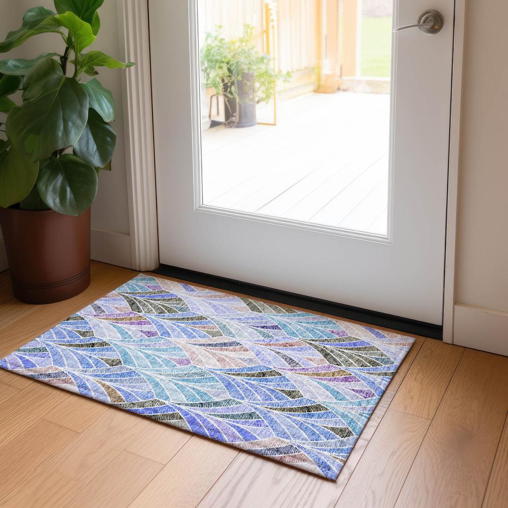 Chantille ACN851 Blue 1'8" x 2'6" Rug