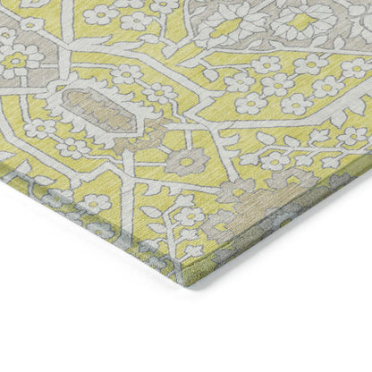 Chantille ACN863 Gold 1'8" x 2'6" Rug