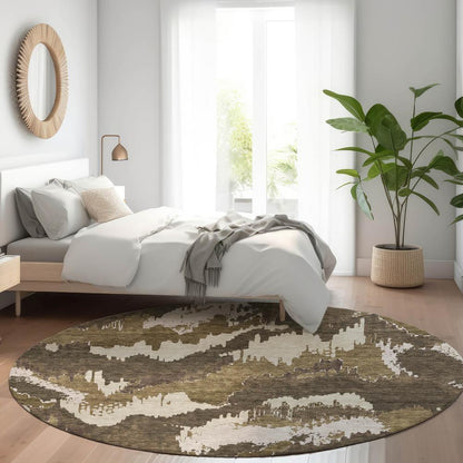 Chantille ACN865 Brown 8' x 8' Rug