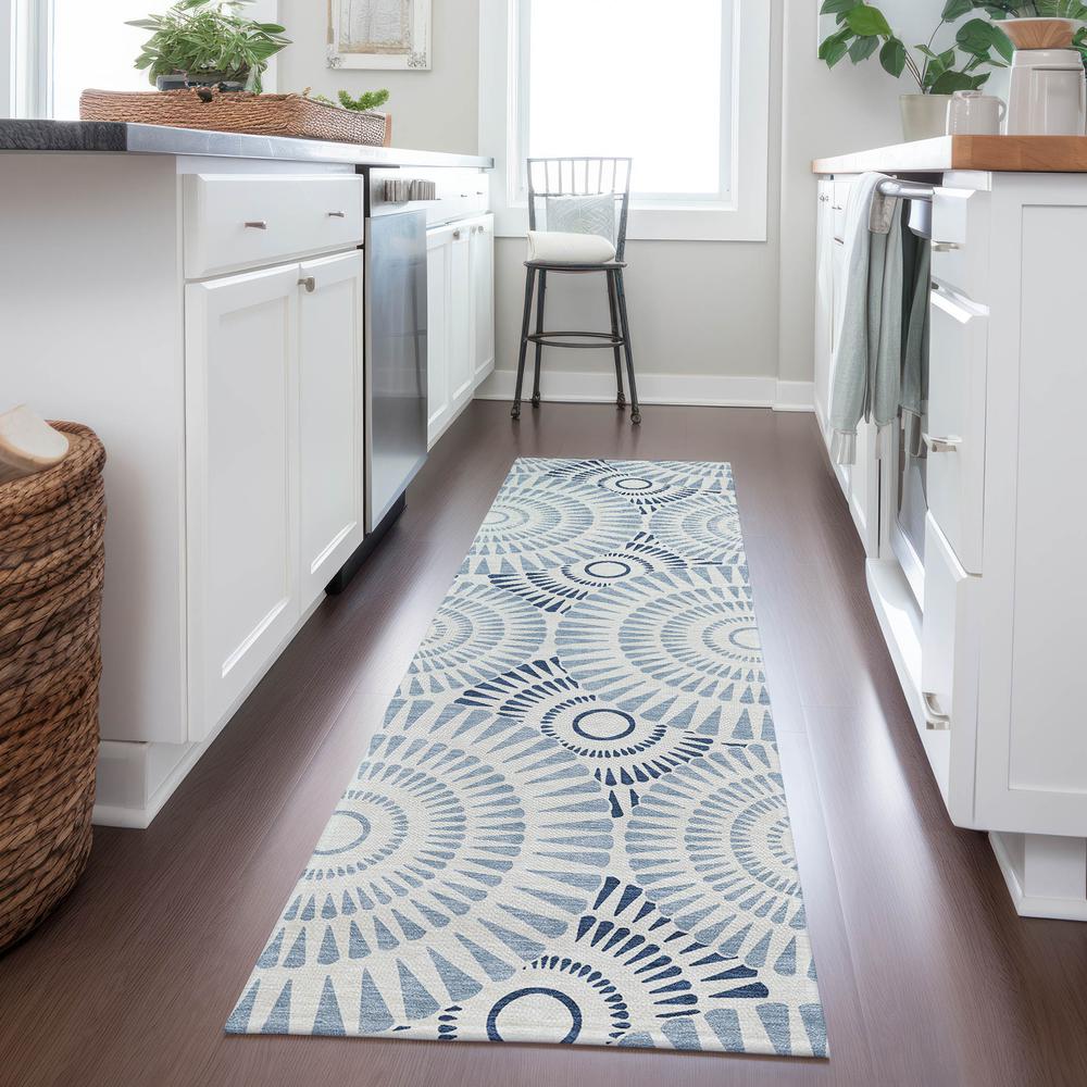 Chantille ACN877 Blue 2'3" x 7'6" Rug